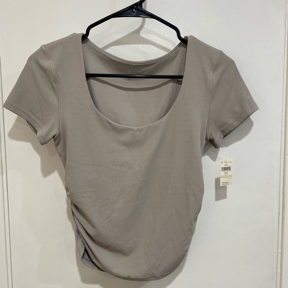 Aerie Scoop Neck Short Sleeve Top - Picture 2 of 8
